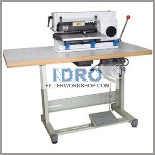 China manufacturer of filter bag snap band strip cutting machines