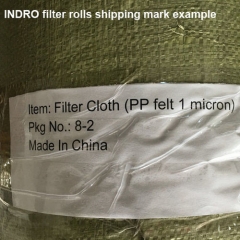 0.5-300 micron PP(polypropylene) PE(polyester) filter felt