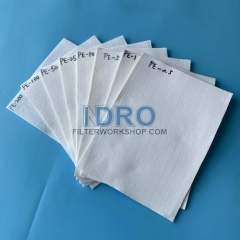 0.5-300 micron PP(polypropylene) PE(polyester) filter felt